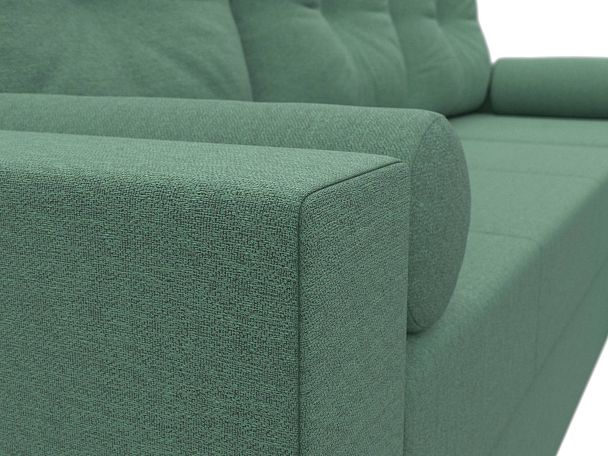 Диван угловой Верона Лайт правый угол Рогожка зеленый - Вид 4