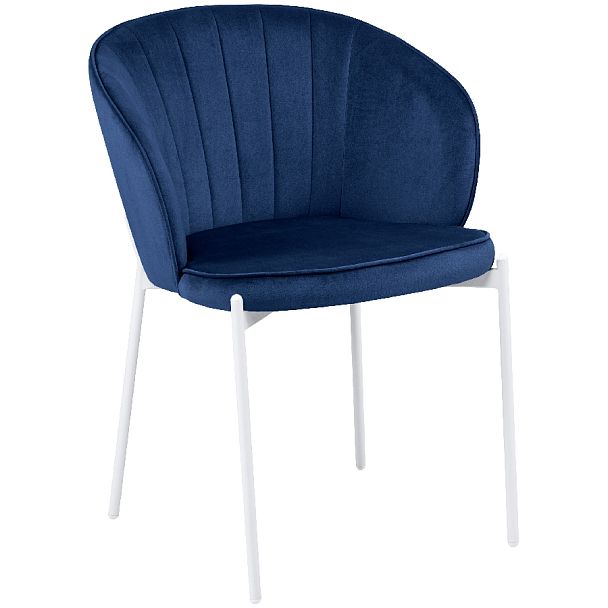 Комплект кухонных стульев Миэль синий велюр/белый, 4 шт. - Вид 3