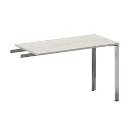 Metal System Direct Брифинг-приставка БП.ПР-4 Дуб наварра/Нерж. сталь 1200*600*750 - Фото предпросмотра