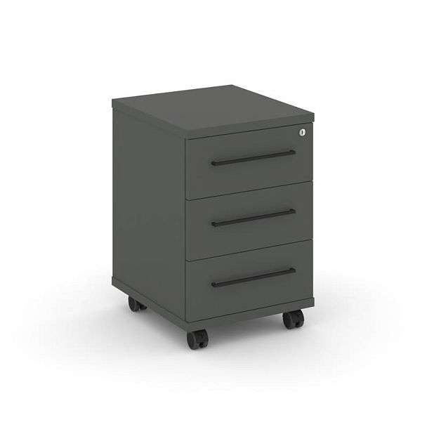 Rift Тумба мобильная усиленная RF.TM-002 Антрацит/Металл Черный 416*460*615 - Вид 1