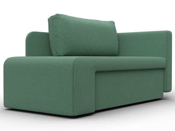 Кушетка Лига-097 Рогожка зеленый - Вид 3