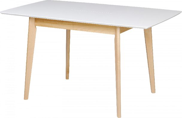 Стол деревянный раскладной Норден 100 Белый/Натуральный - Вид 7