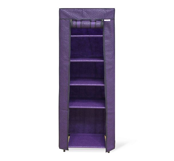 Стеллаж с чехлом Sheffilton SHT-SS15-P черный/сине-фиолетовый - Вид 3