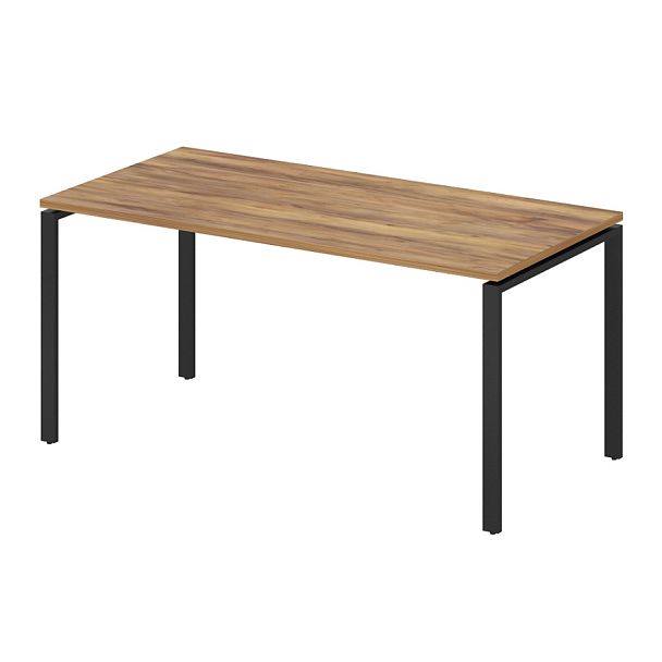 Стол рабочий "Тандем-А"  ПК-ТНА-СТ160Х79/АЖ-В2-1078 таксония медовая+черный - Вид 1