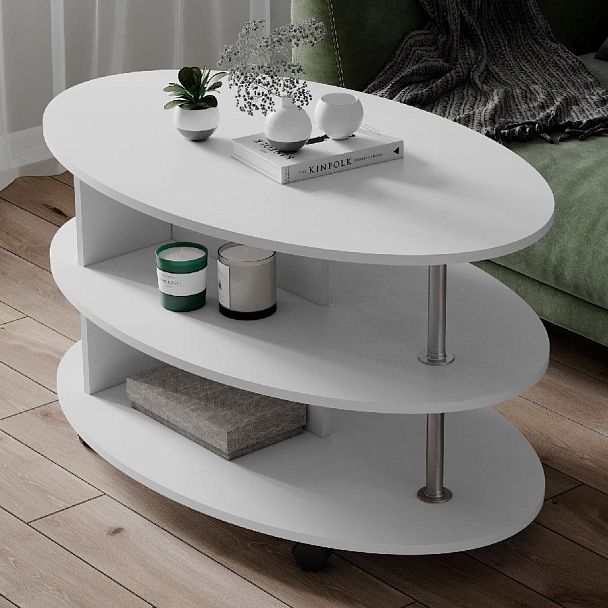 Стол Журнальный Консул-4 (1000*540*600) белый - Вид 1