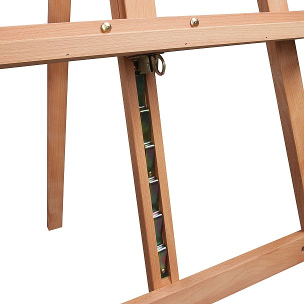 Мольберт напольный BRAUBERG ART CLASSIC, бук, угол 60°, 63х174(231)х68см, высота холста 126см,190652 - Вид 6