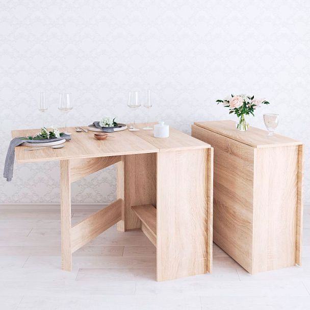 Стол-книжка (750*850*340) (тэкс) дуб сонома (СНЯТ) - Вид 1