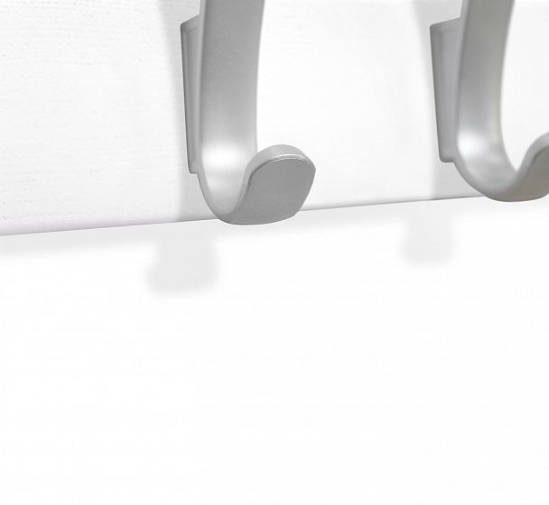 Вешалка Sheffilton SHT-WH20 настенная беленый/серебро - Вид 5