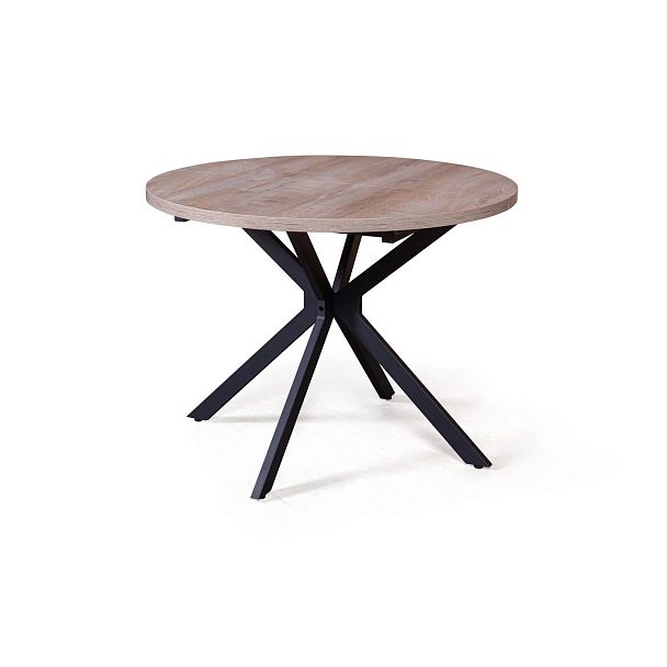 Стол круглый Vegas раздвижной (100+40) дуб эндгрейн - Вид 11