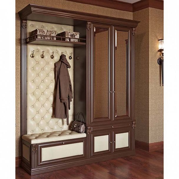 Вешалка "Благо-5-11-11" с зеркалом - Вид 1