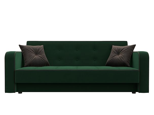 Диван-книжка Тур Велюр зеленый - Вид 2