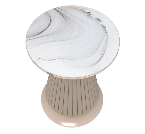 Столик журнальный Sheffilton SHT-CT38-C2 корица/мраморное золото - Вид 3