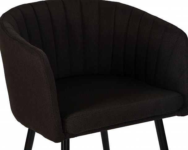 Стул обеденный DOBRIN ALINA (черная ткань (LAR-106D-28)) - Вид 7