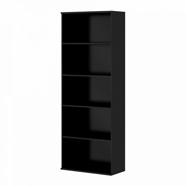 Стеллаж высокий "Логистика" ПК-ЛОГ-СЖ202Х75-В2-927 черный - Вид 1