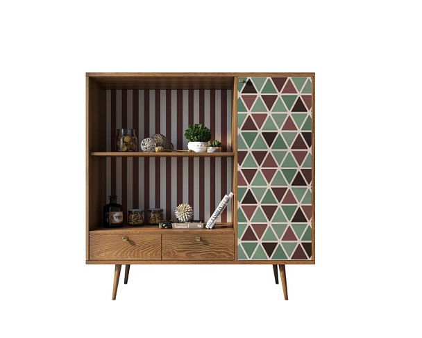 Стеллаж с нишей Berber принт 26 арт BB28/Print_26 - Вид 1