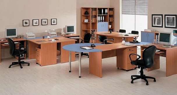 Стол Менеджер С8-15 вишня - Вид 6