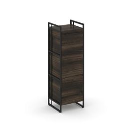 Rift Шкаф 3 ниши узкий RF.SU-31 (L) Дуб Мали/Металл Черный 420*396*1286 - Фото предпросмотра