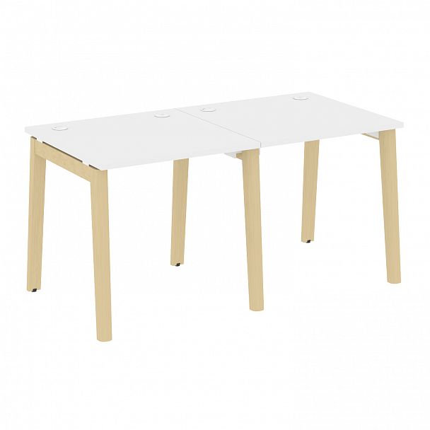 Рабочая станция "Onix wood" OW.RS-2.0.8 белый/дуб светлый - Вид 1