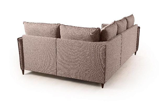 Hans диван-кровать угловой рогожка серый - Вид 3