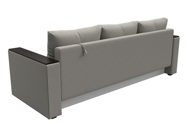 Диван прямой Атланта Лайт без стола Рогожка бежевый - Вид 6