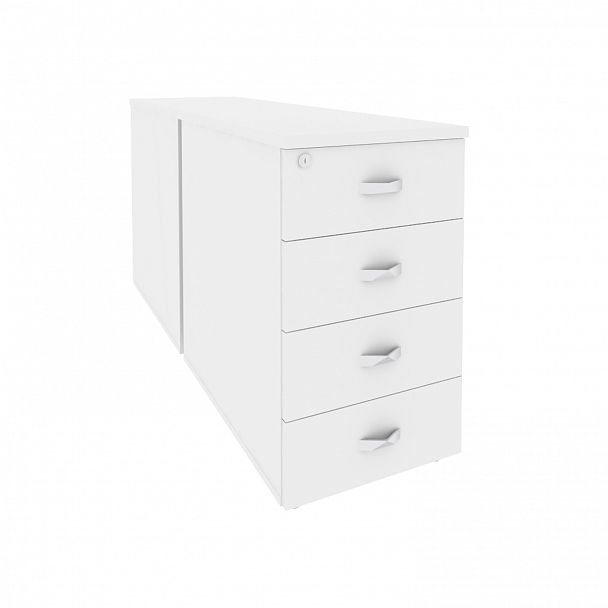 Тумба двойная "Onix" O.TPO-2.7 белый - Вид 1