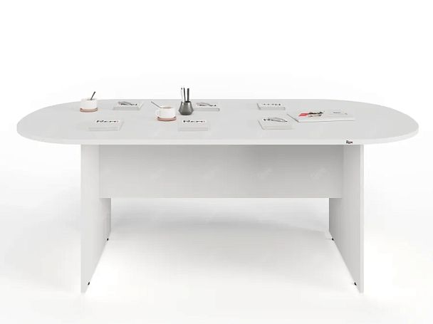 ЛАЙТ / LIGHT RLG010-20x10 Конференц-стол 200x100x75 Белый - Вид 2