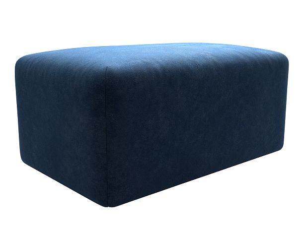 Модуль пуф Лига-060 НПБ Велюр синий - Вид 4