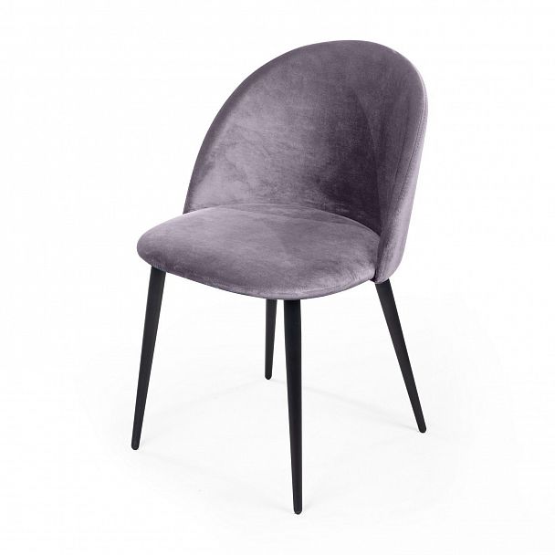 Cтул Thomas, бархат светло-серый 26 - Вид 7