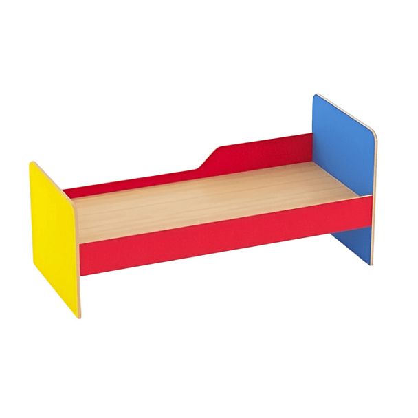 Кровать детская с одним бортом (цветная), настил ДВП, 1400 - Вид 1