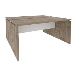 Onix Рабочая станция O.D.RS-2.4.7 Тиквуд темный/Белый бриллиант 1580*1475*750 - Фото предпросмотра