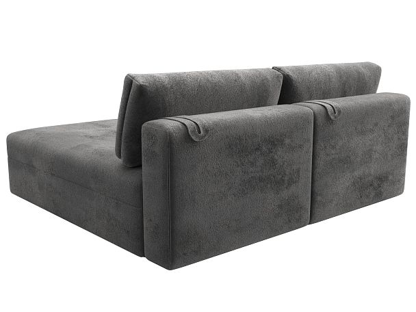 Диван угловой модульный Лига-060 НПБ угол универсальный Велюр серый - Вид 5