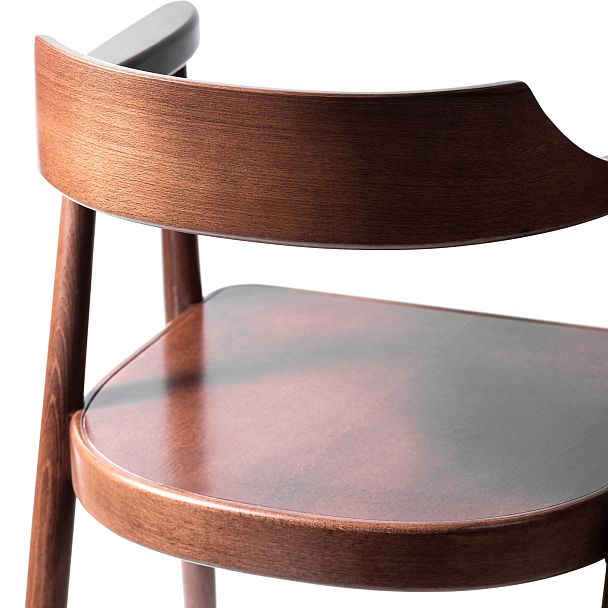 Комплект деревянных стульев с подлокотниками Боэн светлый орех, 2 шт. - Вид 12