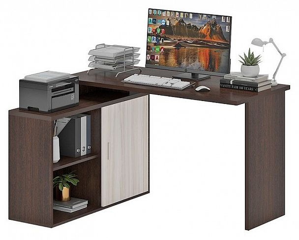 Стол письменный Домино Lite СКЛ-ПРЯМ130+ТБЛ-2 - Вид 2