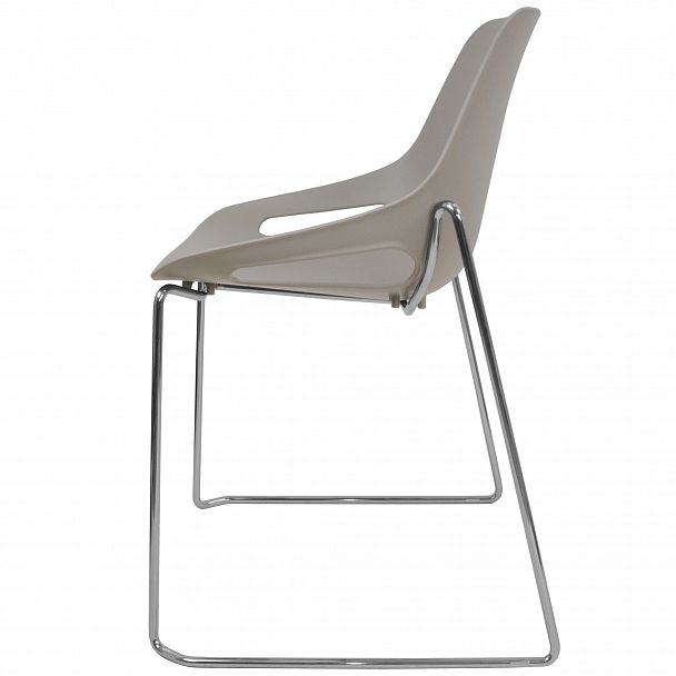 Стул Q5 (пруток), серый, стопируемый - Вид 4