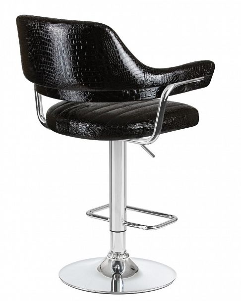 Стул барный DOBRIN CHARLY (чёрный крокодил) - Вид 4