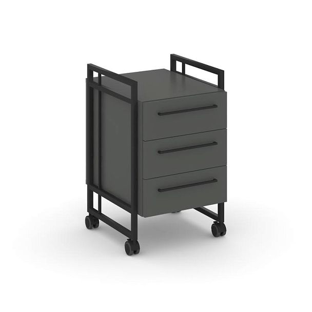 Rift Direct Тумба мобильная RF.TMR-001 Антрацит/Металл Черный 424*500*680 - Вид 1