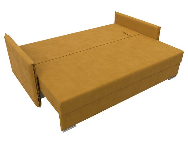 Диван прямой Сайгон Велюр желтый - Вид 8
