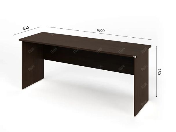 ЛАЙТ / LIGHT RLG001-18х6 Прямоугольный стол 180x60x75 Венге - Вид 2
