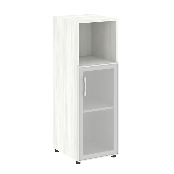 Yalta Шкаф узкий LT.SU-2.2 R (R) Снежная патина 400*450*1195 - Вид 1