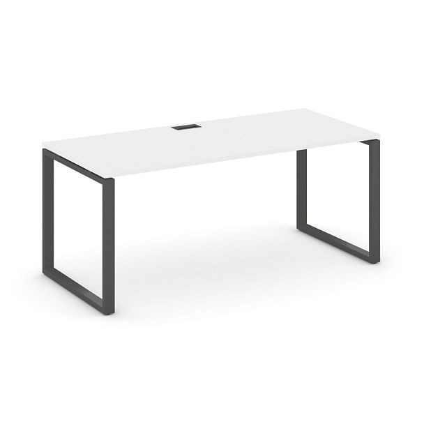 Style Project Direct Direct Стол письменный SN-6O.SR-014.M Белый/Металл Антрацит 1580*700*750 - Вид 1