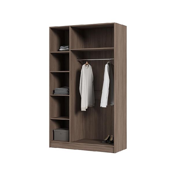 ШК 553 Бася ЛДСП шкаф 3-х ств. шимо темный/шимо светлый - Вид 2