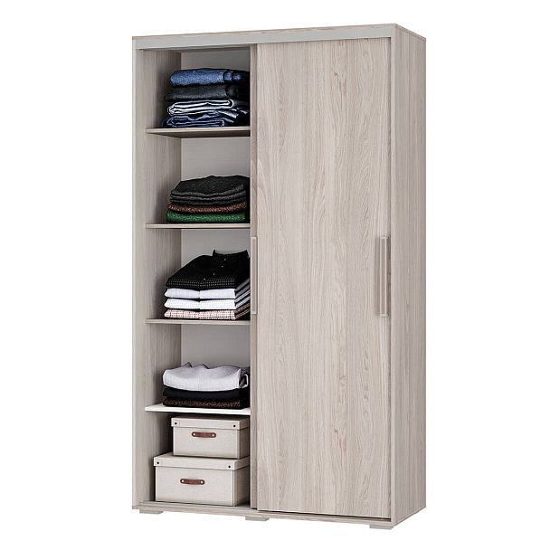 Шкаф-купе "Мебелони" ШКК-11 ясень белый - Вид 2