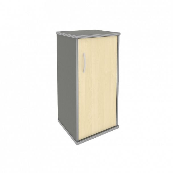 Шкаф "Riva" А.СУ-3.1 клен/металлик - Вид 1
