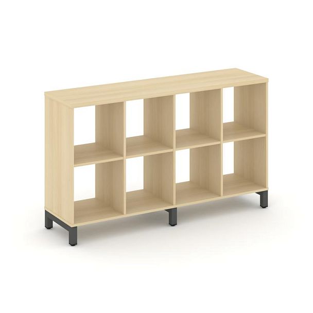 Стайл Проджект Каркас стеллажа 2 яр. SN.KS-240 Акация Лорка/Металл Антрацит 1488*400*881 - Вид 1