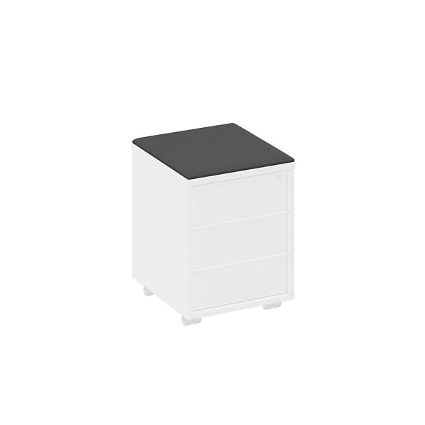 Мягкий элемент для выкатной тумбы Space+ А1 732 BA50 серый - Вид 1