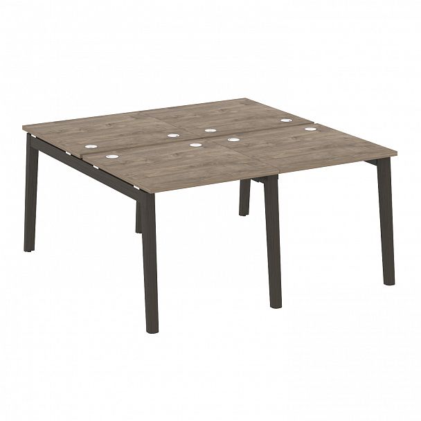 Рабочая станция "Onix wood" OW.D.RS-4.0.8 тиквуд темный/дуб темный - Вид 1