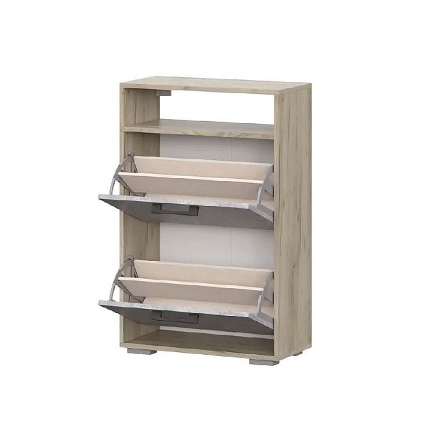 мс для прихожей Бостон ОБ-600 дуб крафт серый/бетонный камень - Вид 2