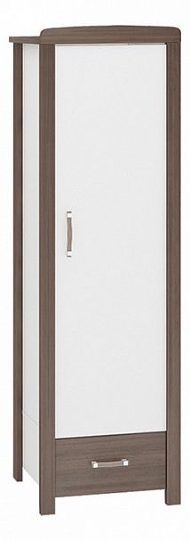 Шкаф платяной Бартоло Ш1Д Белый/Шамони - Вид 1