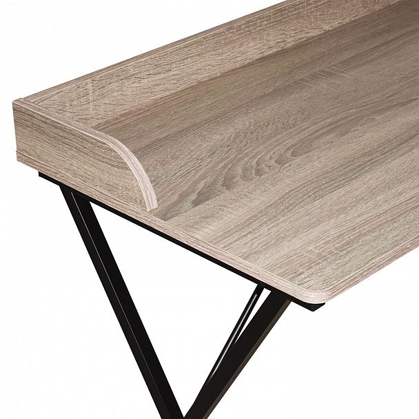 Стол на металлокаркасе BRABIX "LOFT CD-008", 900х500х780 мм, цвет дуб антик, 641864 - Вид 6