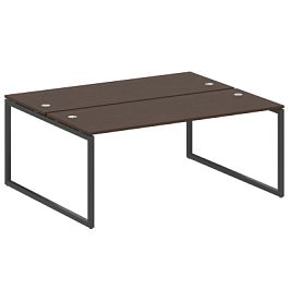 Metal System Quattro Р. ст. на О-образном м/к 40БО.РАС-СП-2.5 Венге/Антрацит металл 1800*1475*750 - Фото предпросмотра